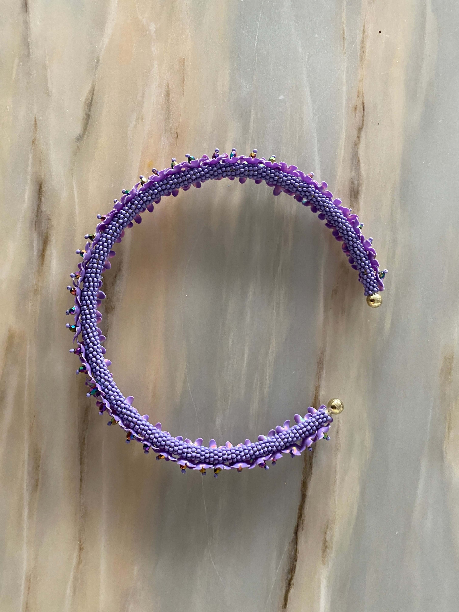 Heimstone x Olivia Dar - Necklace in lilac flowers